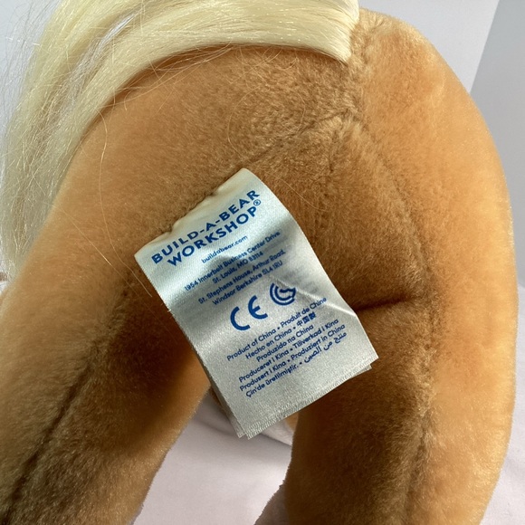 Build A Bear Horses And Hearts Riding Club Palomino Pony 15" Plush Horse Toy - Picture 11 of 14